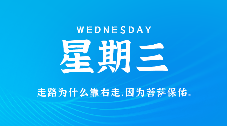 09日04日，星期三，在这里每天60秒读懂世界！