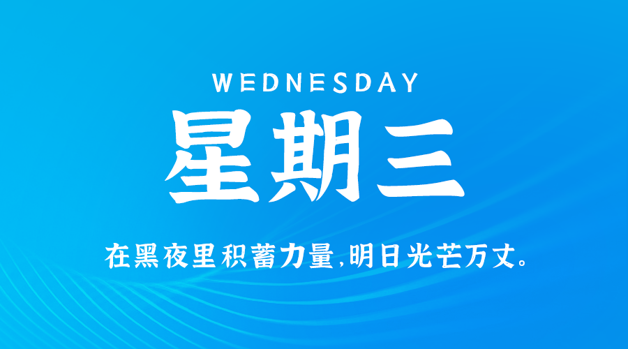 09日25日，星期三，在这里每天60秒读懂世界！