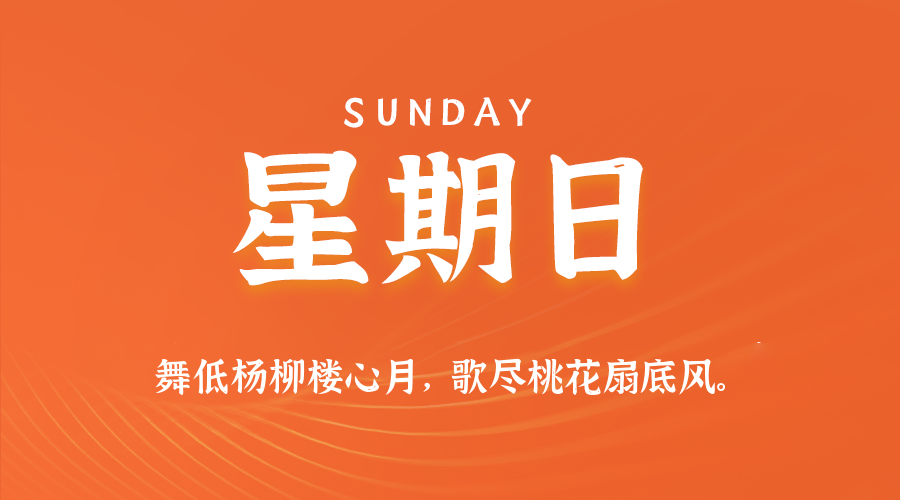 【异客●早安】04日13日，星期日，在这里每天60秒读懂世界！