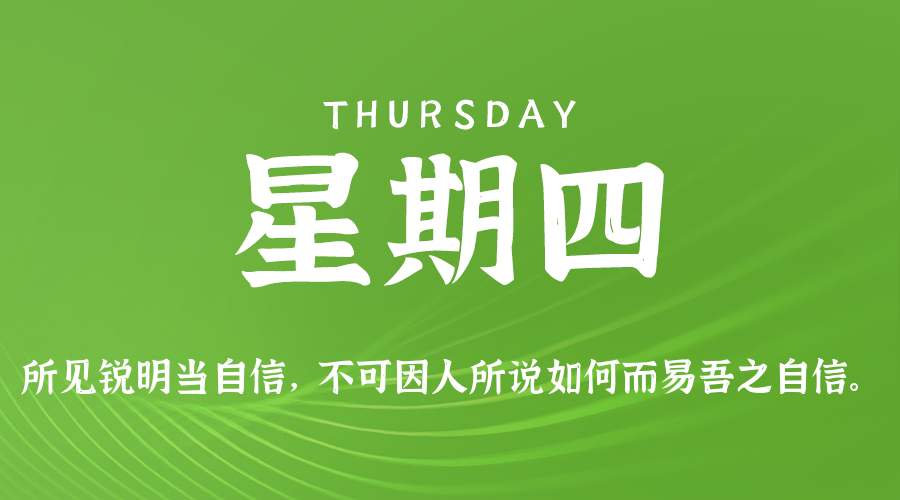 【异客●早安】05日22日，星期四，在这里每天60秒读懂世界！