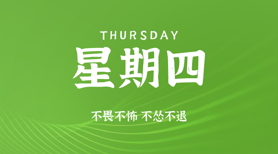 【异客●早安】06日05日，星期四，在这里每天60秒读懂世界！