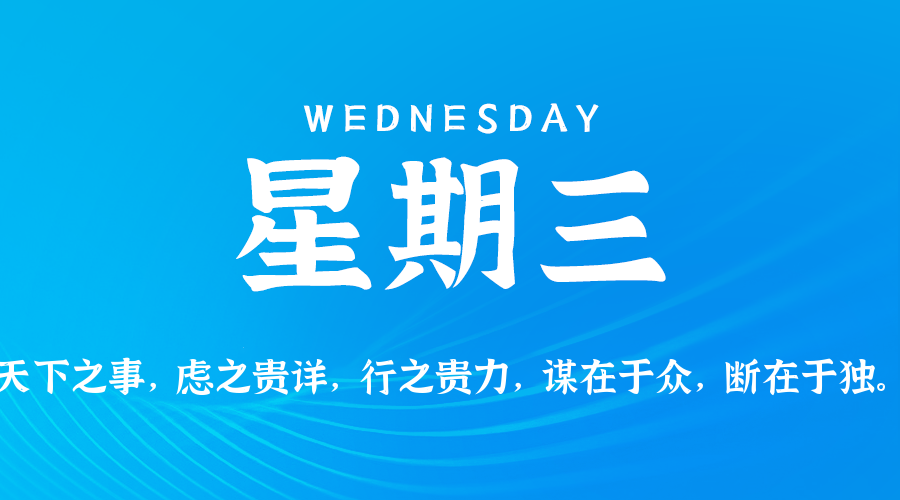 【异客●早安】08日06日，星期三，在这里每天60秒读懂世界！
