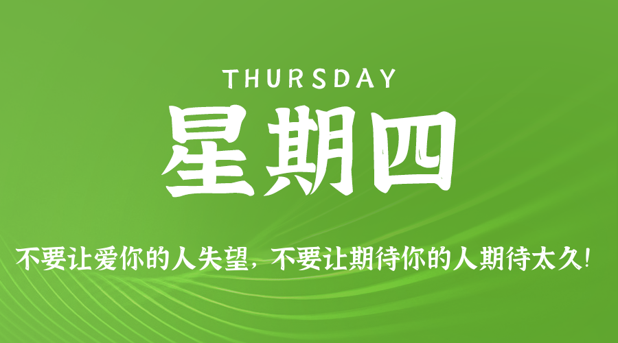 【异客●早安】08日14日，星期四，在这里每天60秒读懂世界！