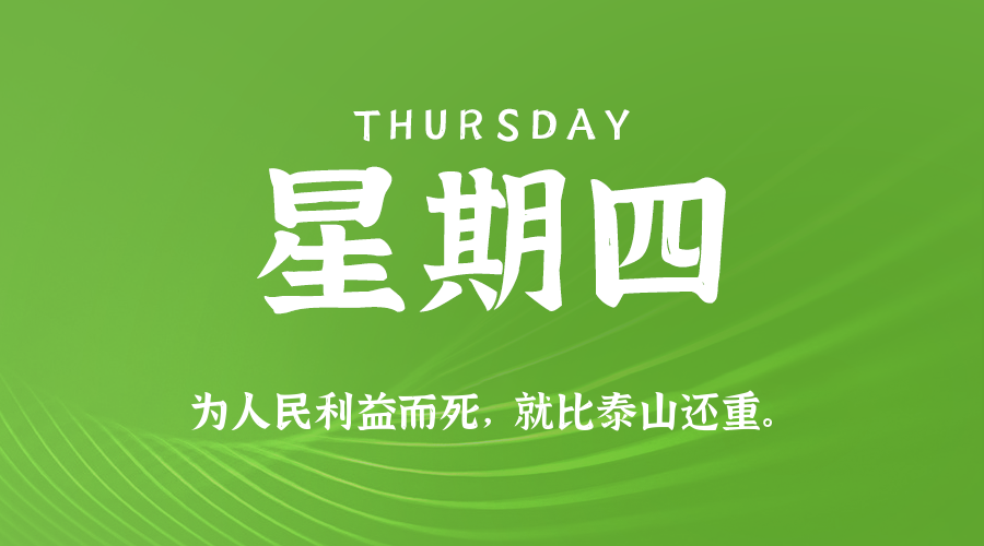 【异客●早安】09日11日，星期四，在这里每天60秒读懂世界！