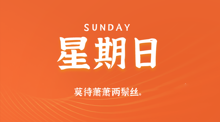 【异客●早安】09日28日，星期日，在这里每天60秒读懂世界！
