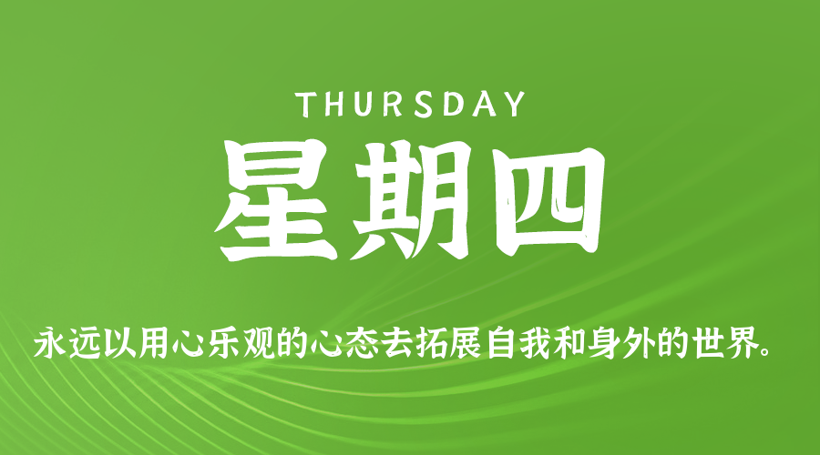 【异客●早安】12日11日，星期四，在这里每天60秒读懂世界！