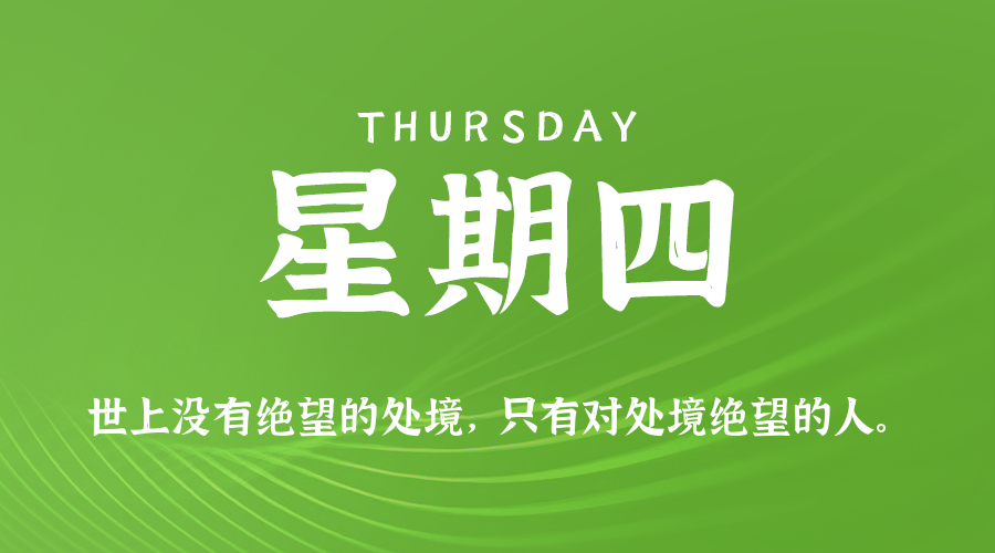 【异客●早安】01日01日，星期四，在这里每天60秒读懂世界！
