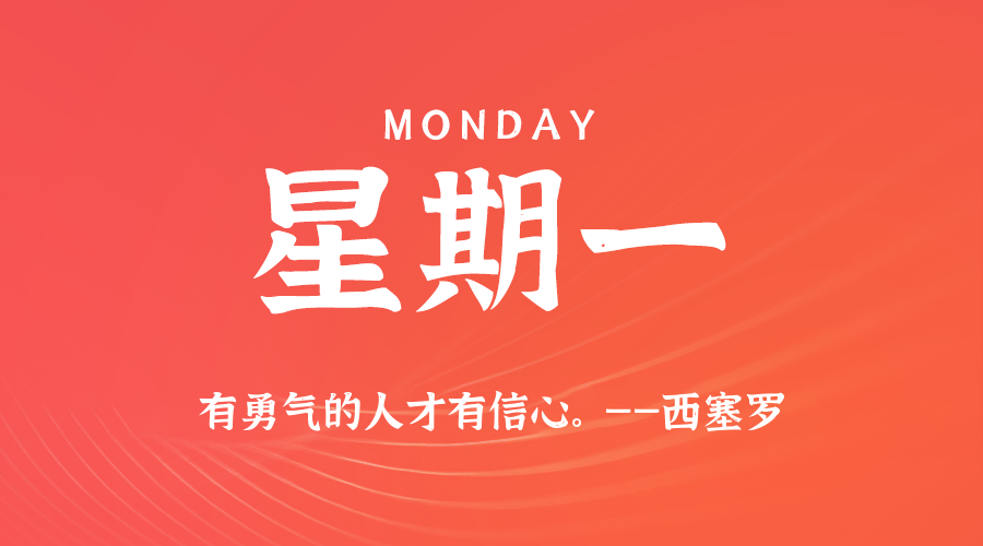 【异客●早安】01日12日，星期一，在这里每天60秒读懂世界！