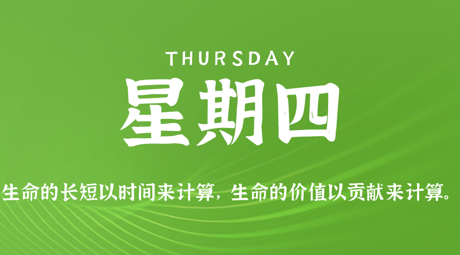 【异客●早安】05日14日，星期四，在这里每天60秒读懂世界！