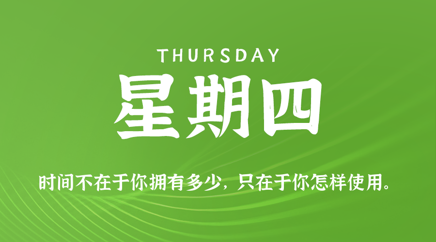 【异客●早安】06日11日，星期四，在这里每天60秒读懂世界！